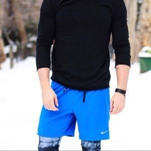 Mike Blue Gym Shorts